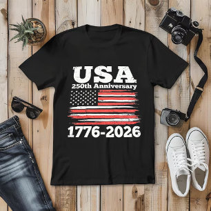 T-shirt 250e anniversaire des États-Unis – Amérique 1776–2