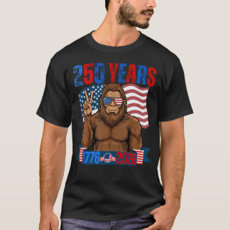 T-shirt 250e anniversaire États-Unis Patriotique Bigfoot 2