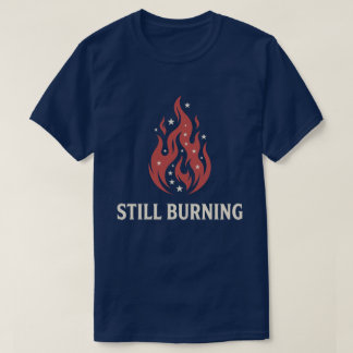 T-shirt 250e anniversaire : la flamme patriotique brûle to