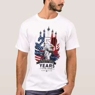 T-shirt 250e anniversaire patriotique des États-Unis 250 a