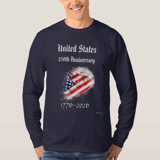 T-Shirt 250e Anniversaire USA (Devant)