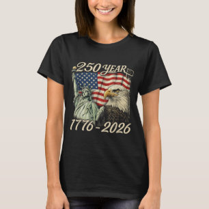 T-shirt 250e anniversaire USA 250 ans américain 4 juillet
