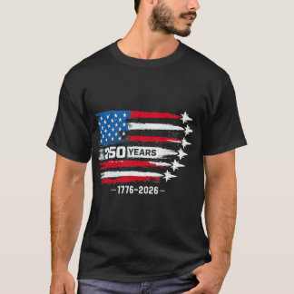 T-shirt 250e anniversaire Usa Patriotique 250 ans Américai