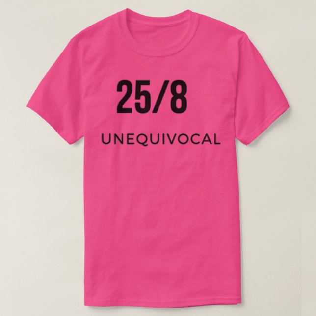 T-shirt 258 Hustler sans équivoque (Design devant)