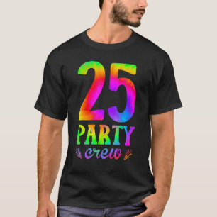 T-shirt 25 Anniversaire 25 Escadron d'équipage de la fête 