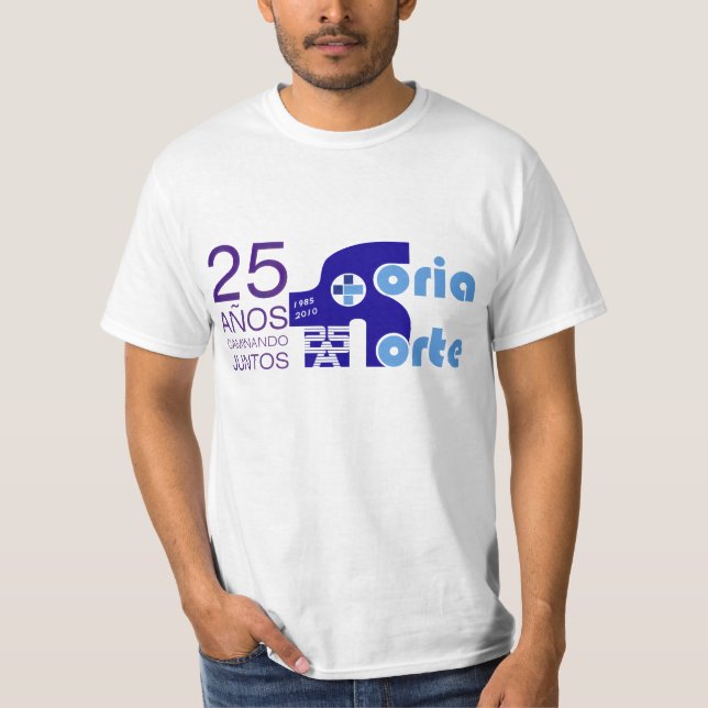 T-SHIRT 25 ANNIVERSAIRE SORIA NORD (Devant)