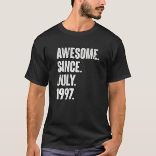 T-shirt 25 Ans 25 Ans Awesome depuis Juillet 1999