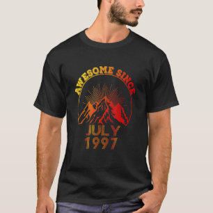 T-shirt 25 Ans Awesome depuis Juillet 1997 25e Anniversair