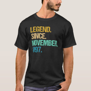 T-shirt 25 Ans Awesome Depuis Novembre 1997 25th Bir