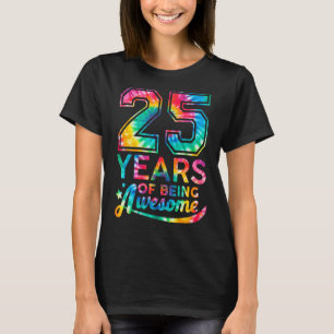 T-shirt 25 ans Fabriqué en 1998 25e anniversaire Fille Hom