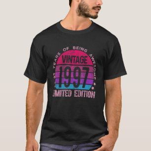 T-shirt 25 ans Vintage 1997 25e anniversaire