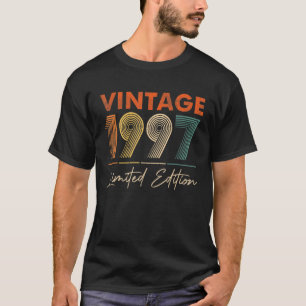T-shirt 25 ans Vintage 1997 25e anniversaire 1
