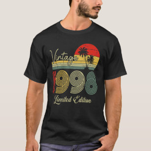 T-shirt 25 ans Vintage 1998 25e anniversaire