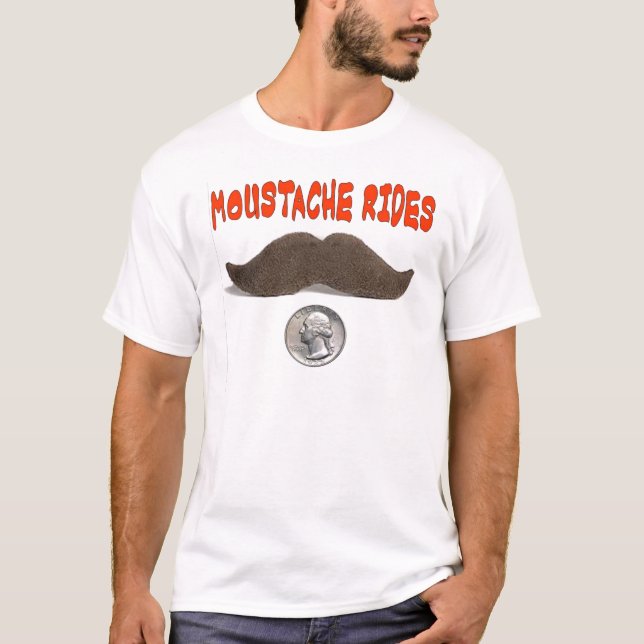 T-SHIRT 25 CENTS DE MUSTACHE (Devant)