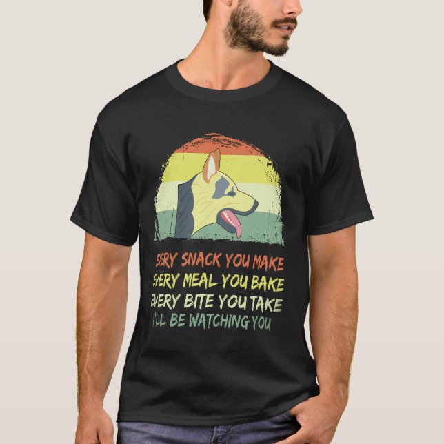 T-shirt 25 Chaque friandise que vous faites... Je vais vou (Devant)