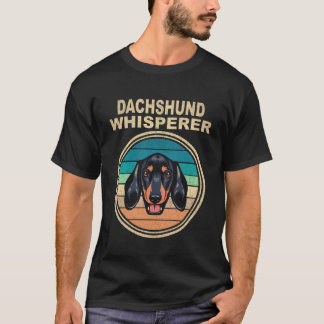 T-shirt 25 Chuchoteur de Teckel Vintage