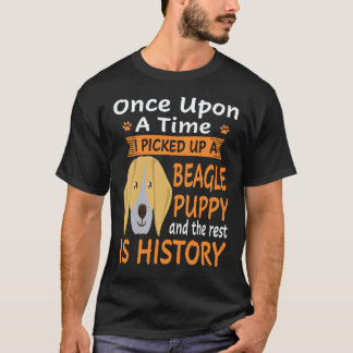 T-shirt 25 Il était une fois - chiot Beagle Beagle