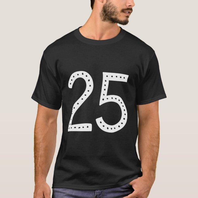 T-shirt 25 Joyeux Jour J (Devant)