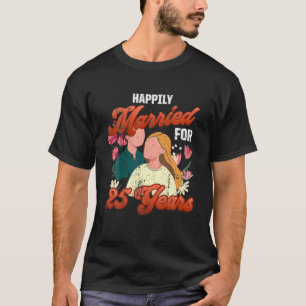 T-shirt 25e 25 ans Mariage Anniversaire Cadeaux Inspirer H