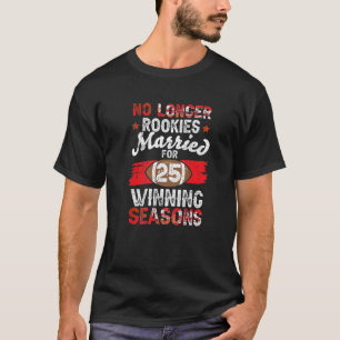 T-shirt 25e 25 ans Mariage Anniversaire Plan cadeau mari