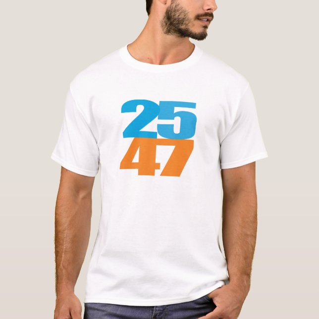 T-shirt 25e 47e (Devant)