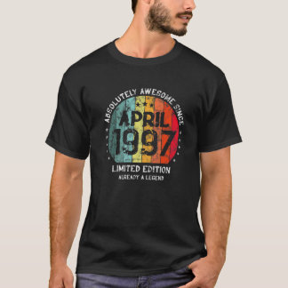 T-shirt 25E Anniversaire Absolument Incroyable Depuis Avri