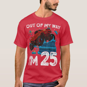 T-shirt 25e anniversaire Garçon Monster Camion De Mon Chem
