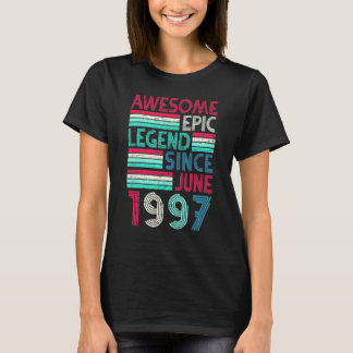 T-shirt 25e anniversaire Incroyable Légende Épique depuis