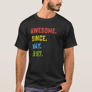 T-shirt 25e anniversaire stupéfiant depuis mai 1997 25 ans