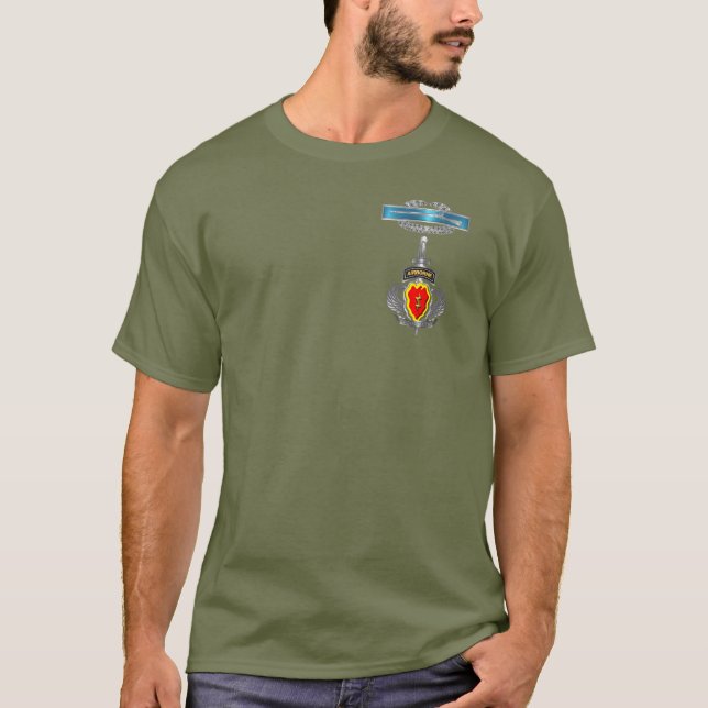 T-shirt 25e Division d'Infanterie CIB Afghanistan (Devant)