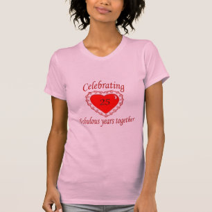 T-shirt 25ème. Anniversaire