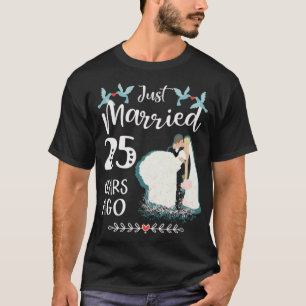 T-shirt 25ème anniversaire du Mariage - Marié il y a 25 an