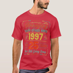 T-shirt 25ème anniversaire vintage Mariage 25 ans de Marri