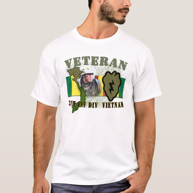 T-shirt 25ème Divisions de FNI - Le Vietnam (aucun CIB) (Devant)