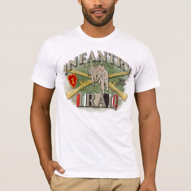 T-shirt 25ème Divisions de FNI - L'Irak (Devant)
