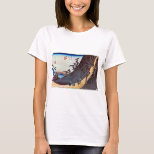 T-shirt 26. 日 坂 宿, 重 Nissaka-juku, Hiroshige, Ukiyo-e, 広