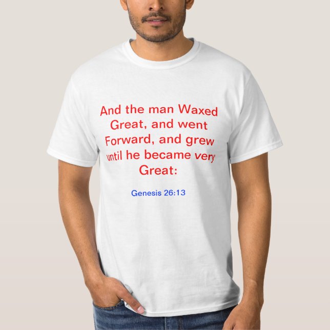 T-shirt 26:13 de genèse (Devant)