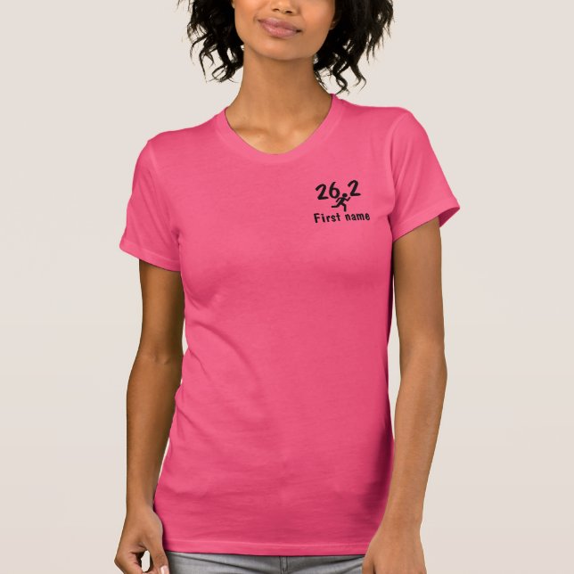 T-shirt 26,2 Marathons courants (Devant)