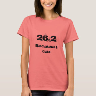 T-shirt 26.2, Parce que je peux