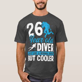 T-shirt 26 Année Plongée Plongée Plongée Snorkel 26 Annive