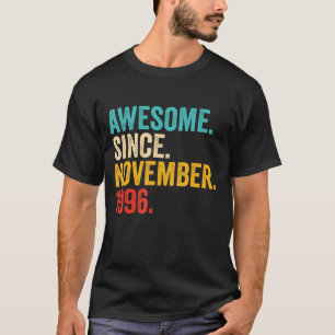 T-shirt 26 Ans 26 Ans Awesome depuis Novembre