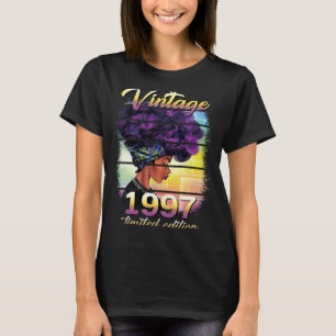 T-shirt 26 Ans 26e Anniversaire Femmes noires fantastique