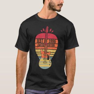 T-shirt 26 Ans Anniversaire Meilleur De 1996 Guitare