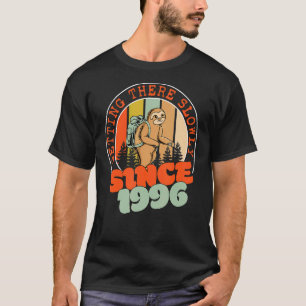 T-shirt 26 ans d'aller là lentement depuis 1996 26e Birt