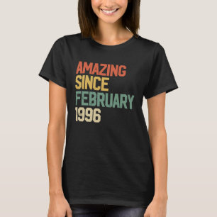 T-shirt 26 ans Extraordinaire depuis février 1996 26e Birt