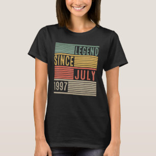 T-shirt 26 Ans Garçon Ado Légende depuis juillet 1997 26e