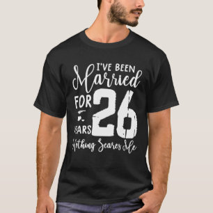 T-shirt 26 Ans Mariés Drôle Couple 26E Anniversaire