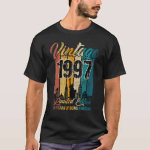 T-shirt 26 ans Vintage 1997 26ème anniversaire
