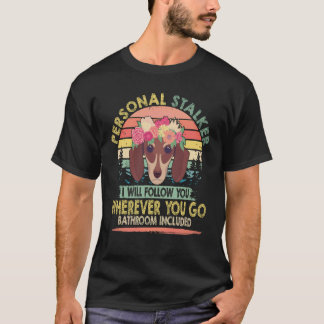 T-shirt 26 Harceleur personnel Je vous suivrai vintage -Da