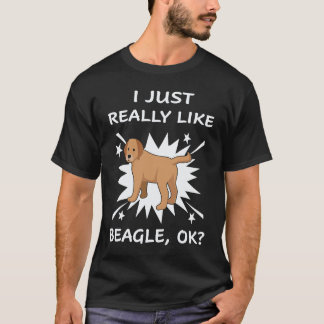 T-shirt 26 J'aime vraiment beaucoup les Beagle